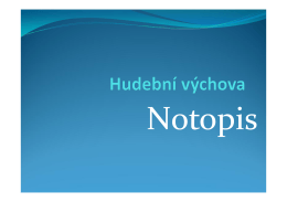 Notopis - prezentace