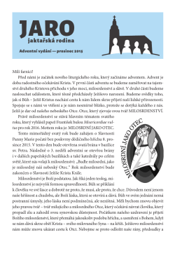 nové číslo časopisu JARO - Římskokatolická farnost Opava–Jaktař