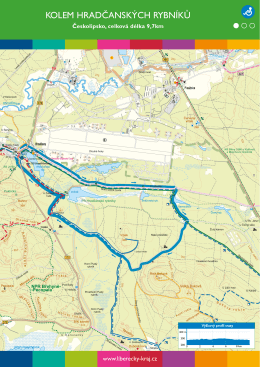Kolem hradčanských rybníků - mapa výletu (1.69 MB