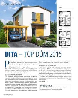 DITA – TOP DŮM 2015