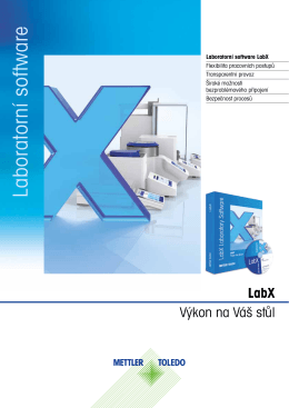 Laboratorní software LabX