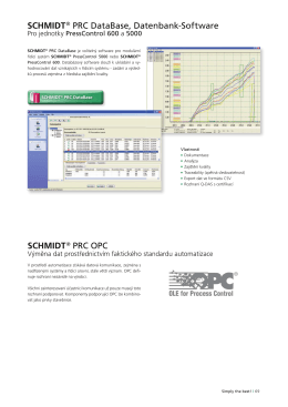 SCHMIDT ® PRC DataBase, Datenbank