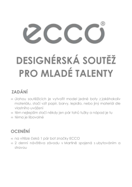 Designérská soutěž ECCO