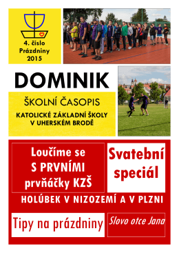 Prázdniny 2015 - Katolická základní škola v Uherském Brodě