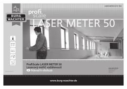 ProfiScale LASER METER 50 Laserový měřič