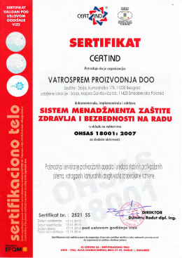 ISO 18001 srp