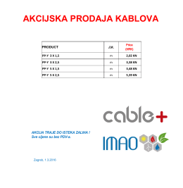 AKCIJSKA PRODAJA KABLOVA 03.