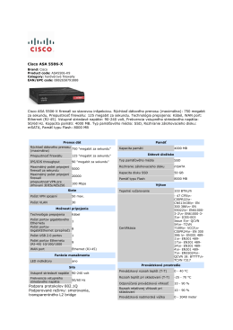 Cisco ASA5506-K9 datovy list
