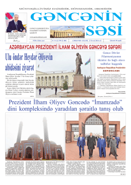 азярбайъан президенти илщам ялийевин эянъяйя сяфяри