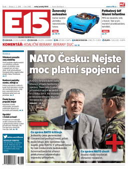 NATO Česku: Nejste moc platní spojenci