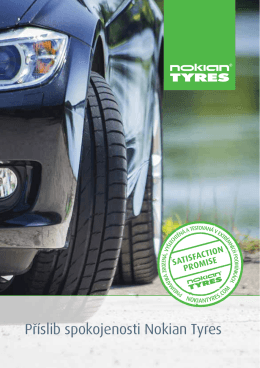 Příslib spokojenosti Nokian Tyres
