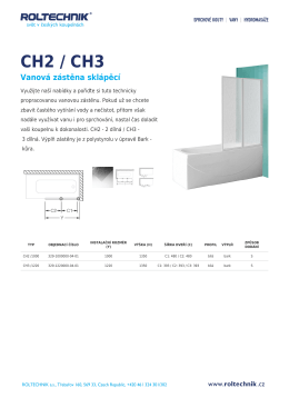 CH2 / CH3 - Koupelny