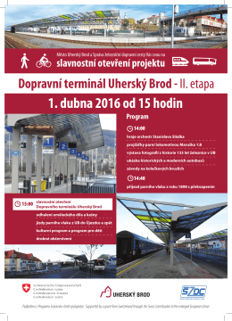 slavnostní otevření projektu Dopravní terminál Uherský Brod