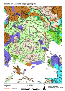 Příloha M4 Lesnická mapa typologická