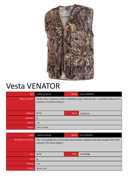 Vesta VENATOR - CANIS Safety as