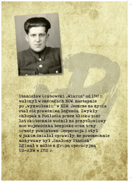 Stanisław Grabowski " Wiarus" - Biuro Bezpieczeństwa Narodowego
