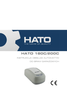 Instrukcja do napędu HATO 200C