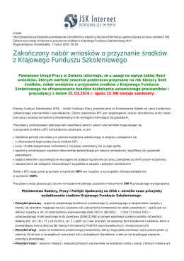 Generuj PDF - Powiatowy Urząd Pracy w Świeciu