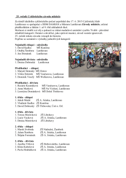 Cyklistické závody 2015