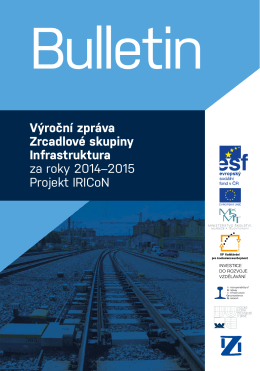 výroční zpráva zrcadlové skupiny infrastruktura za roky 2014–2015
