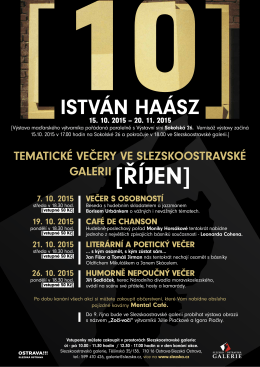 plakát - Slezská Ostrava