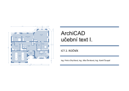 Ukázka učebnice ArchiCAD - Střední odborná škola a Střední