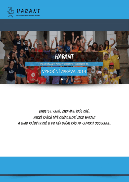 Výroční zpráva 2014 - Letní dětský tábor Trnávka