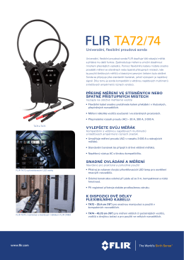 FLIR TA72/74 - FLIRmedia.com