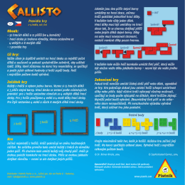 Pravidla hry Callisto