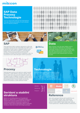 SAP SAP Data Procesy Technologie Procesy Data