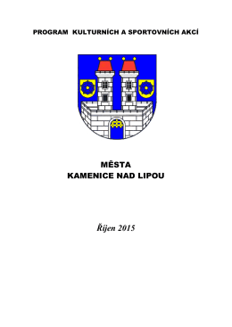 stáhnout ve formátu PDF zde - Kultura Kamenice nad Lipou
