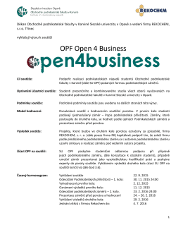 Výzva - open4business.cz