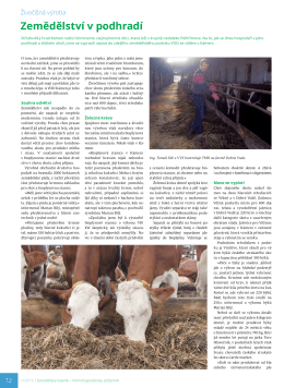 Zemědělství v podhradí, Zemědělský týdeník 11/2015