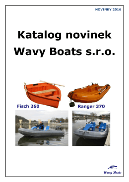 Katalog novinek Wavy Boats s.r.o.