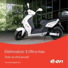Elektroskútr E.ON e-max