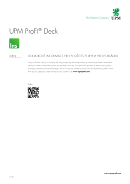 UPM ProFi® Deck