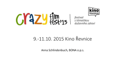 9.-11.10. 2015 Kino Řevnice