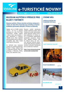 Turistické noviny - zima 2015/2016