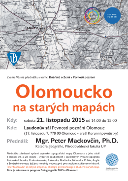 Olomoucko na starých mapách