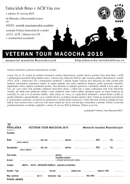 Veteran Tour Macocha 2015