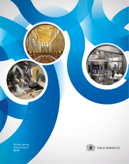 Výroční zpráva 2014 - Annual Report 2014
