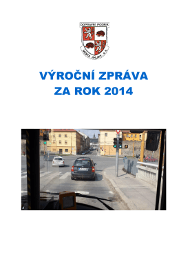 Výroční zpráva 2014 - Dopravní podnik města Jihlavy, as