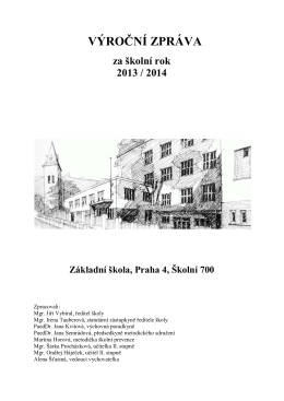 Výroční zpráva 2013/2014