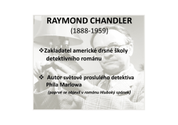 RAYMOND CHANDLER