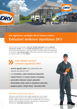 Exkluzivní venkovní signalizace DKV
