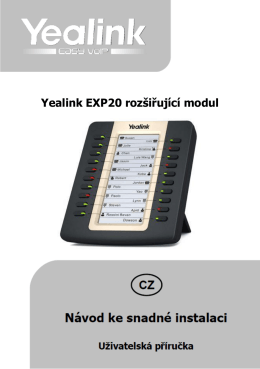 Yealink EXP20 rozšiřující modul