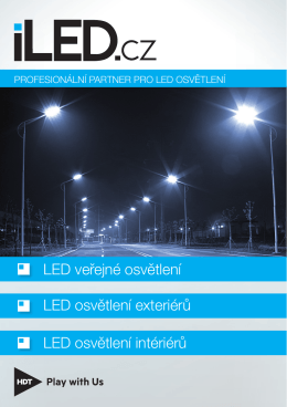LED veřejné osvětlení LED osvětlení exteriérů LED
