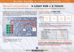 Stavební připravenost - X-LIGHT RGB + X