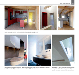Interiér moderní dřevostavby 127 Ukázky jednoduchých interiérů s