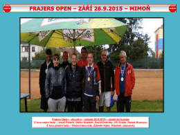 Frajers Open – sobota 26.9.2015 – dvouhra muži – Mimoň